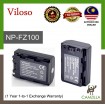 Viloso NP-FZ100 Battery for Sony A7III  A7RIII A9 (1 Year 1-to-1 Exchange Warranty)